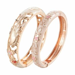 Enamel Bangle Bracelet